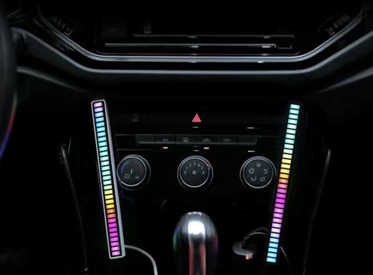 Thanh đèn led rgb nháy theo nhạc 16 TRIỆU MÀU điều khiển bằng cảm biến âm thanh siêu nhạy đèn trang trí decor phòng