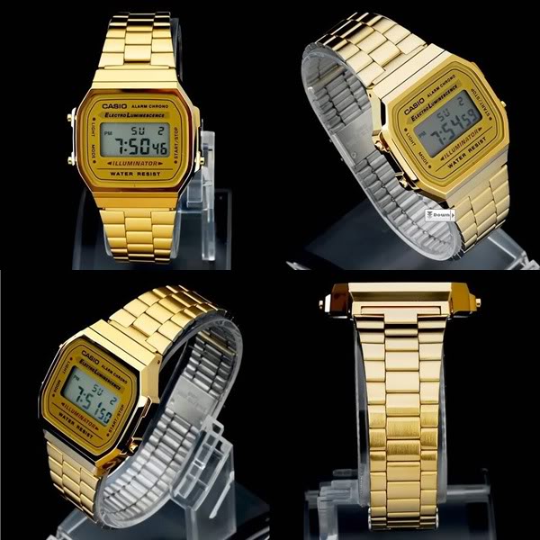 Đồng Hồ Casio Unisex A168WG-9WDF Chính Hãng - A168WG-9W