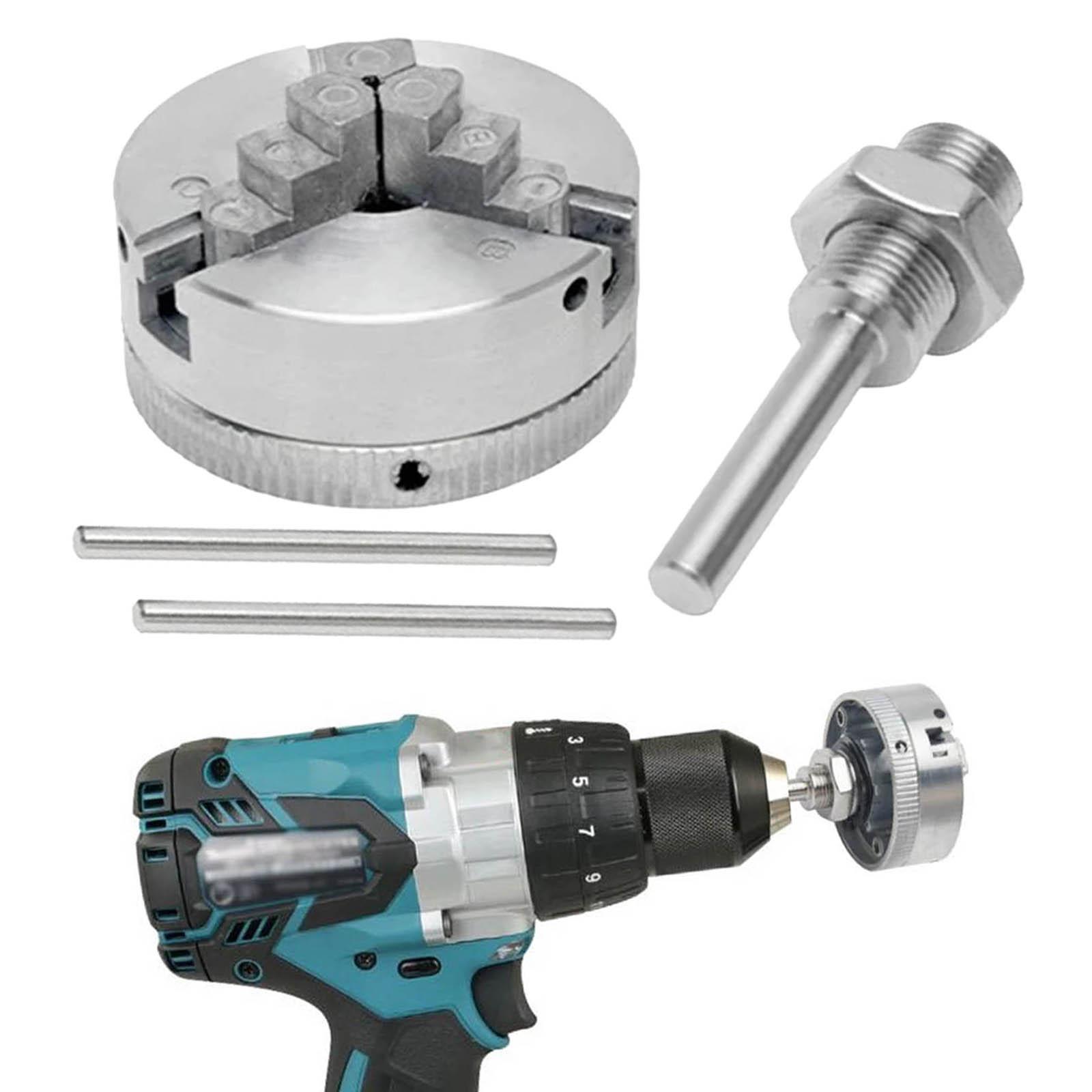 3 Jaws Chuck Portable Electric Drill Chuck Compact for Milling Machine