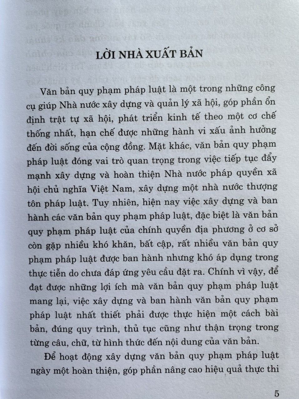 Sổ Tay Hướng Dẫn Kỹ Thuật Xây Dựng Văn Bản Quy Phạm Pháp Luật Của Chính Quyền Địa Phương Các Cấp