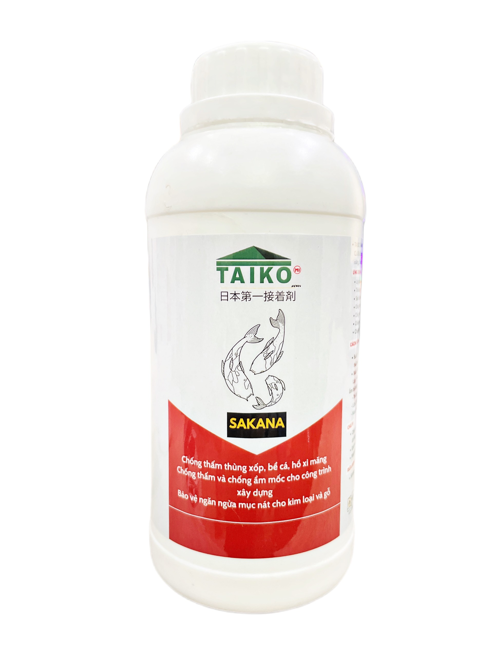 Sơn Chống Thấm Thùng Xốp - Hồ Cá - Hồ Xi Măng, Chống Rêu / TAIKO SAKANA Dung Tích 100ml.