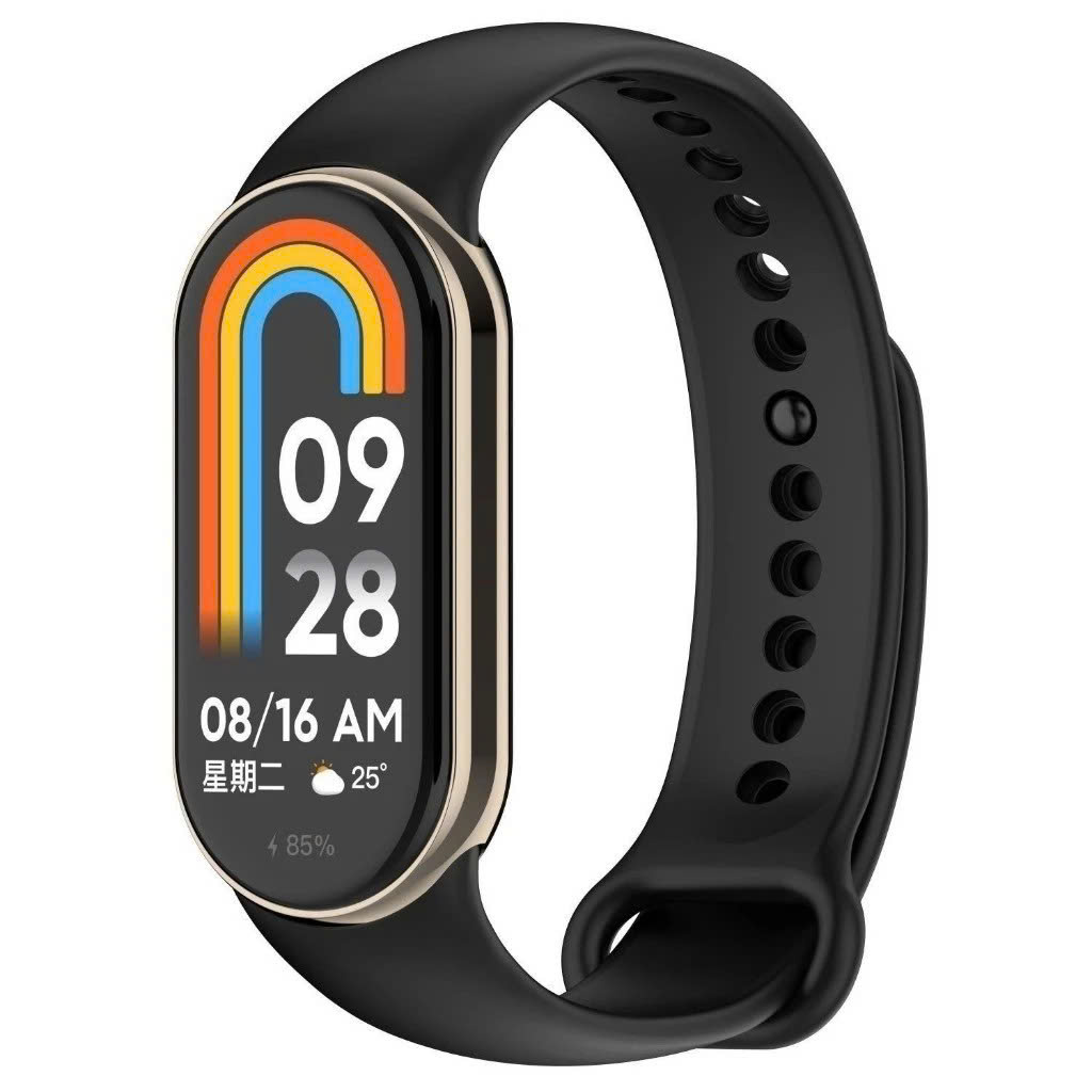 Dây Đeo Thay Thế Dành Cho Vòng Đeo Tay Thông Minh Xiaomi MiBand 7 Dẻo TPU MÀU ĐEN - Hàng chính hãng