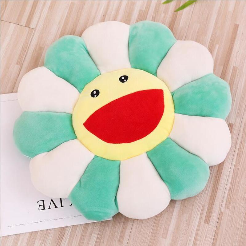 Kawaii 55Cm Hoa Hướng Dương Sang Trọng Gối Hoa Nhiều Màu Sắc Mềm Búp Bê Trẻ Em Sàn Cho Bé Thảm Chơi Trang Trí Nhà Gối Quà Tặng