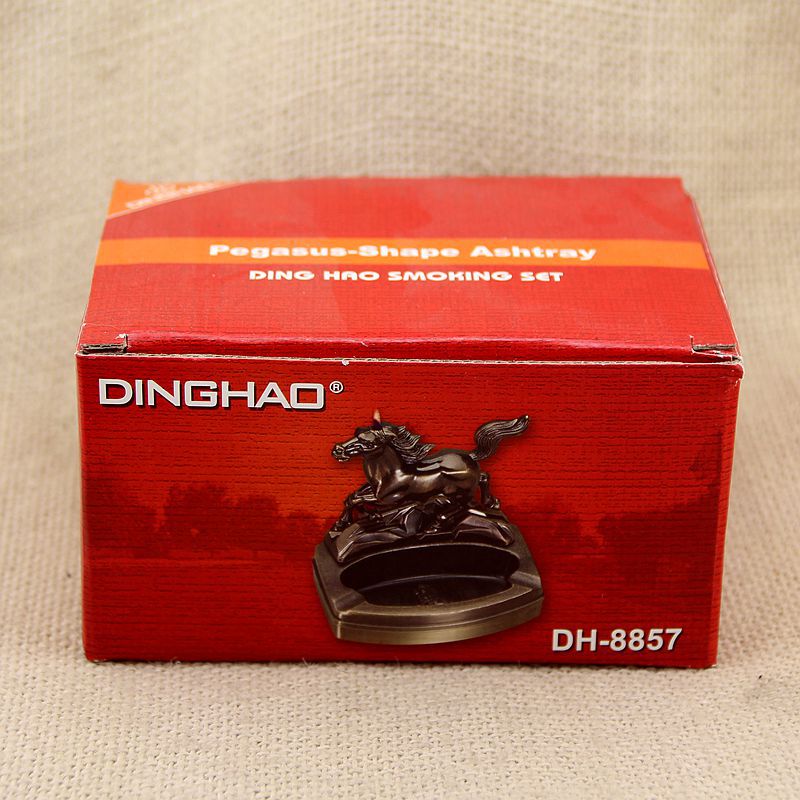 Vỏ Hột Quẹt Bật Lửa kiêm gạt tàn ngựa phi nước đại - 2 chức năng trong 1 sản phẩm