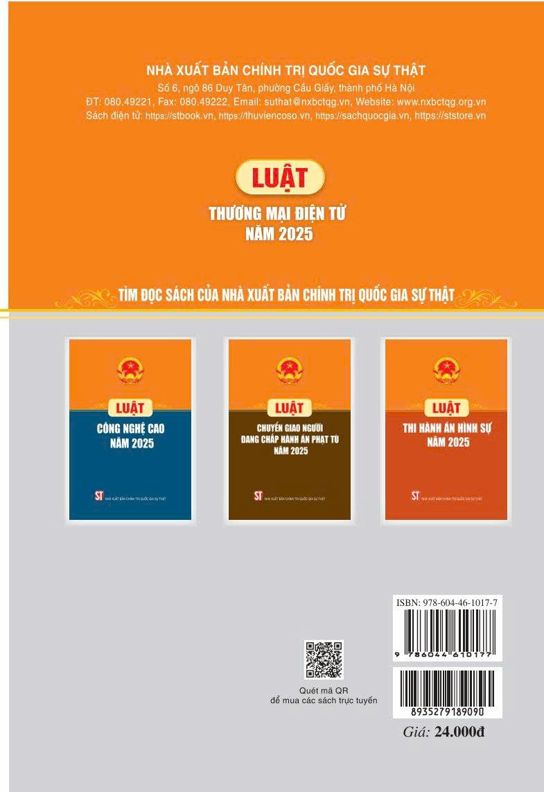 Luật Thương mại điện tử năm 2025