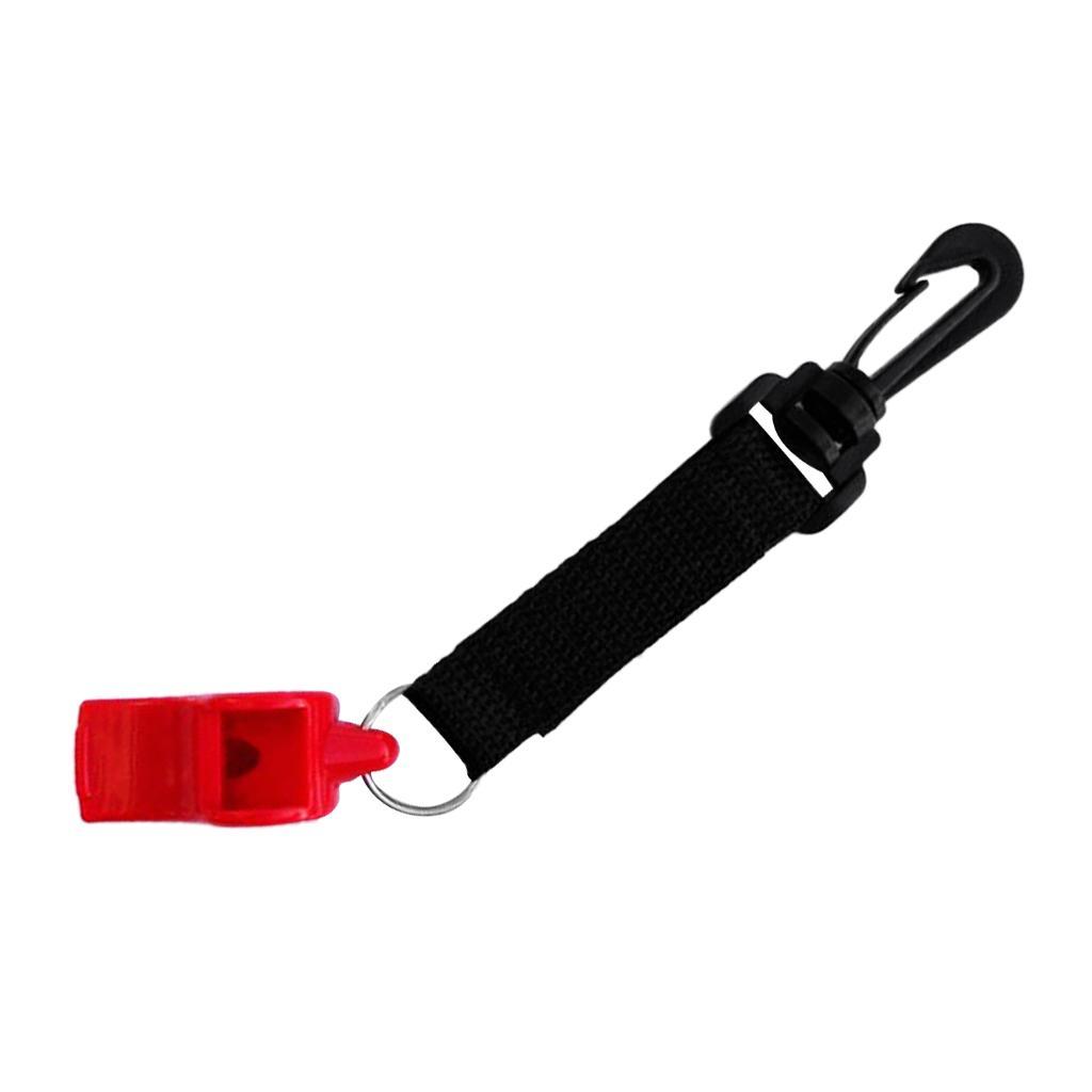 2-4pack Ultra-loud Emergency Scuba Dive Safety Whistle Outdoor Survival Gear Red