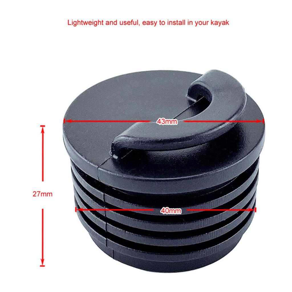 Rubber Kayak Marine Boat Scupper Plugs Drain Holes Stoppers Bungs Durable