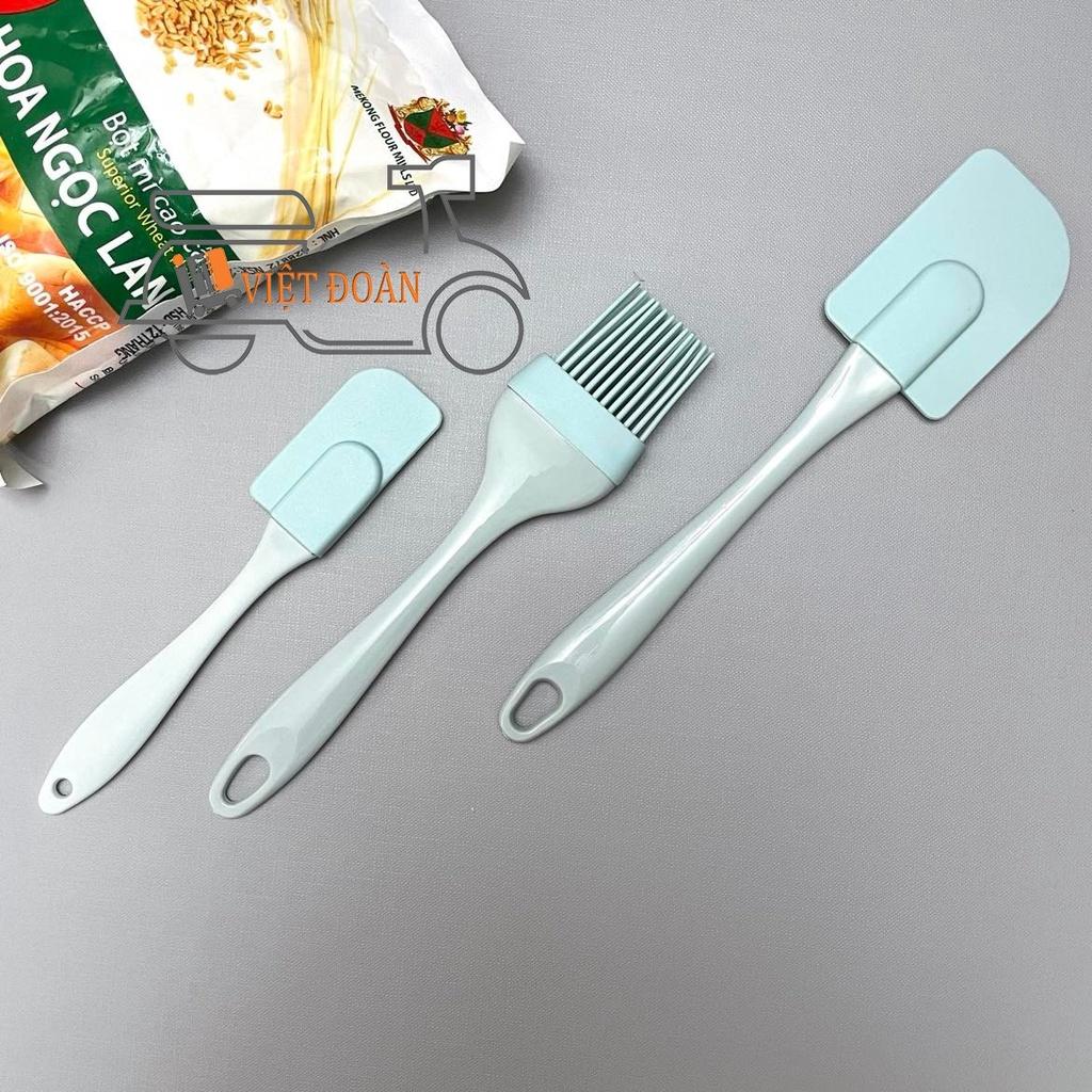 BỘ CỌ VÉT SILICON cao cấp , chịu nhiệt tốt  - Dụng cụ làm bánh, nấu ăn