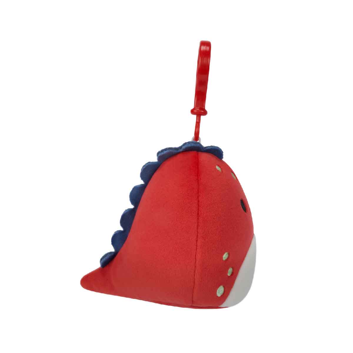 Đồ Chơi Móc Khoá 3.5 Inch Dolan - Red Dino SQUISHMALLOWS SQCP00218