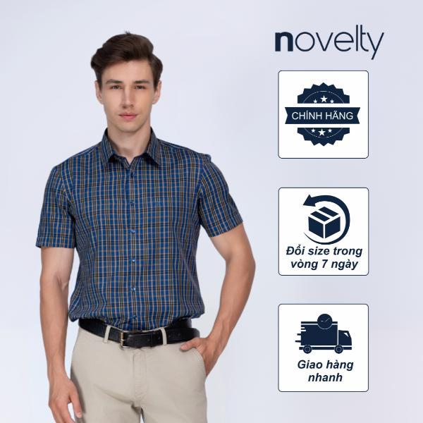 ÁO SƠ MI NAM NGẮN TAY NOVELTY REGULAR FIT RECYCLED - 240637N