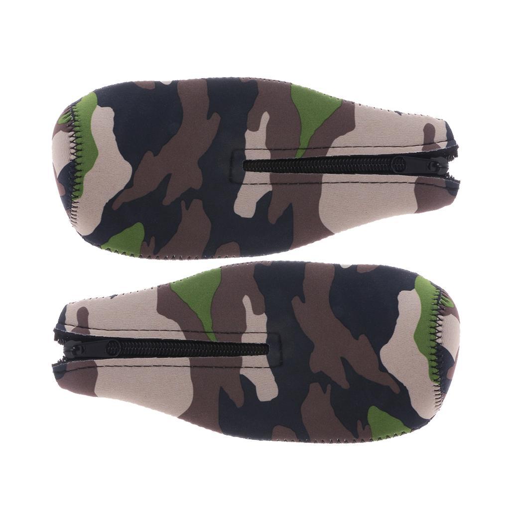 2pcs Camouflage Beer Bottle Cooler Neoprene Beverage Sleeve Holder Favour