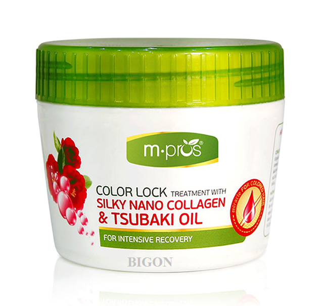 Hấp Dầu Phục Hồi Chuyên Sâu M.Pros Nano Collagen &amp; Tsubaki Oil 300ml - Dành cho tóc nhuộm