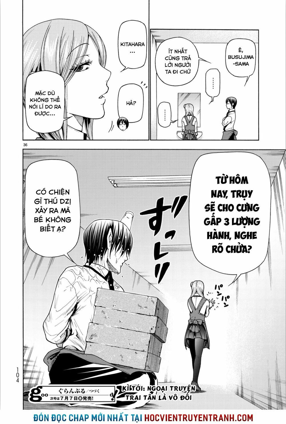 cô gái thích lặn - grand blue chapter 36 36