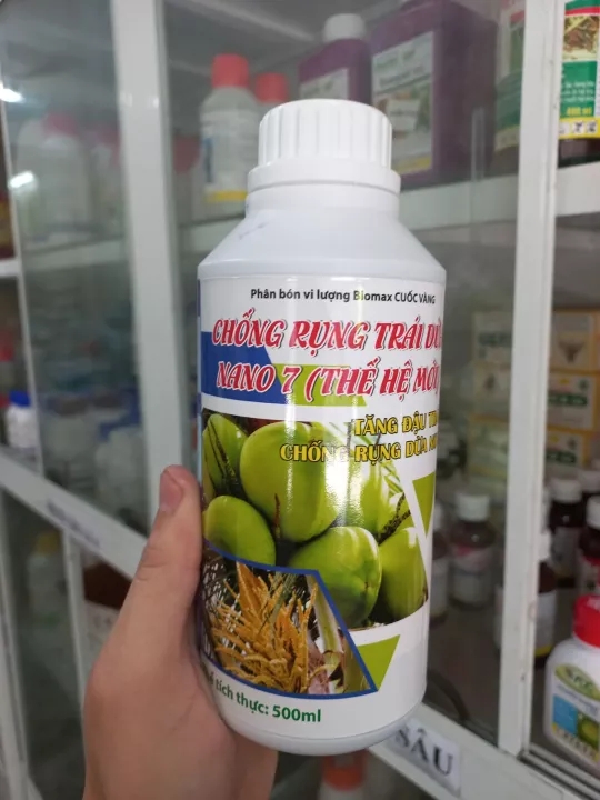 Chống rụng trái dừa Nano 7 Biomax 500ml