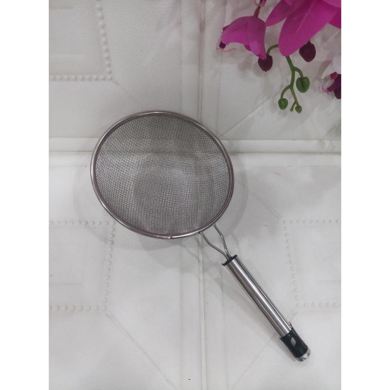 Rây lọc cháo, lọc cua, lọc bột Inox loại đẹp dày dặn 2 lớp