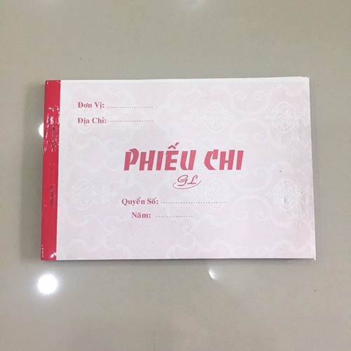 Combo 10 cuốn Phiếu chi 2 liên - 13 x 19cm