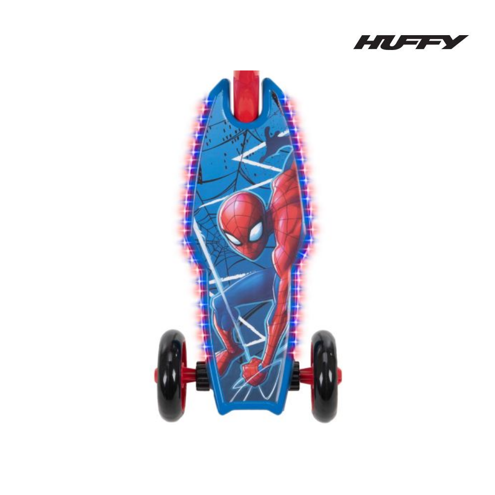 Đồ chơi xe scooter 3 bánh có đèn Spider-Man