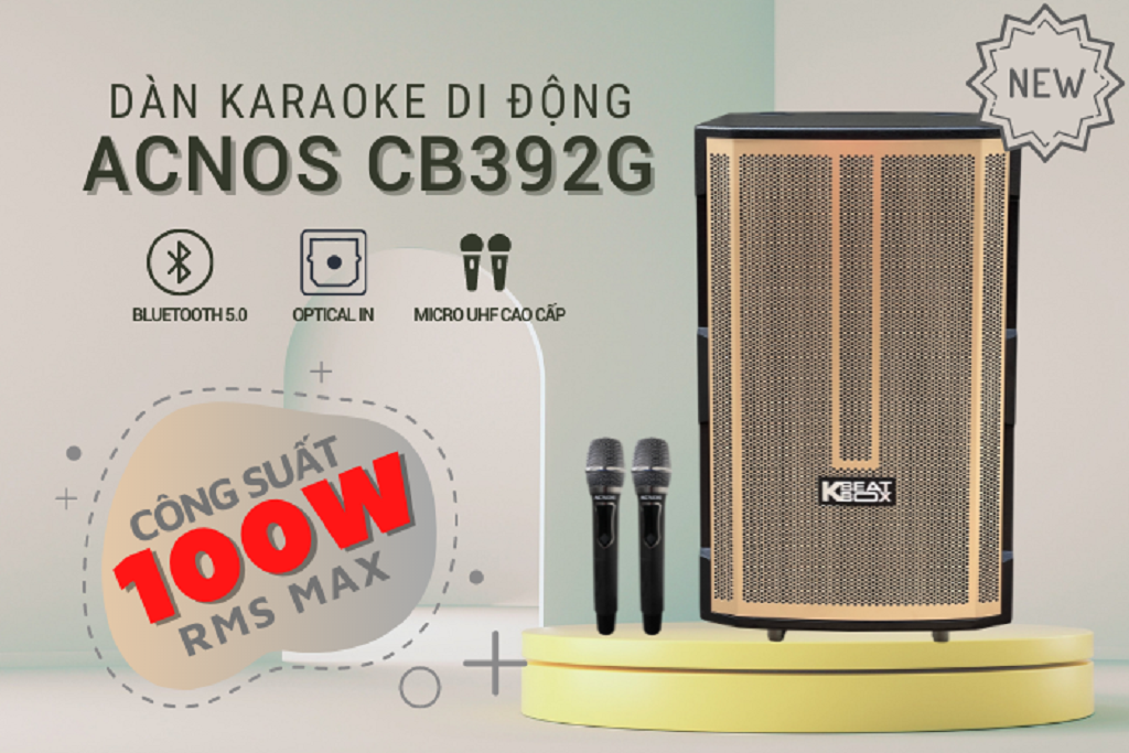 Dàn âm thanh di động ACNOS CB392G