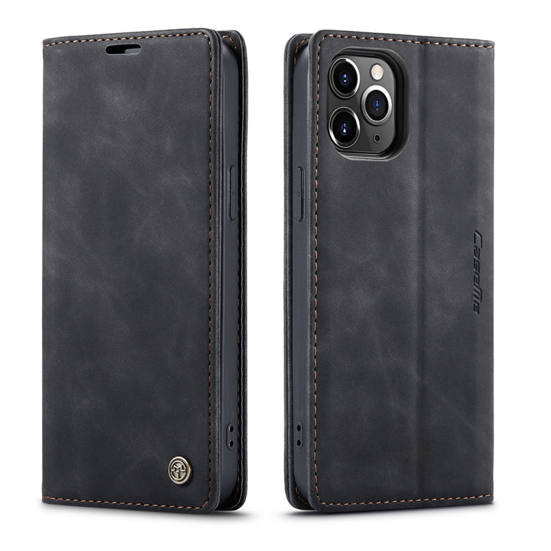 Bao da bò thật dạng ví chính hãng Caseme dành cho iPhone 12 Pro Max