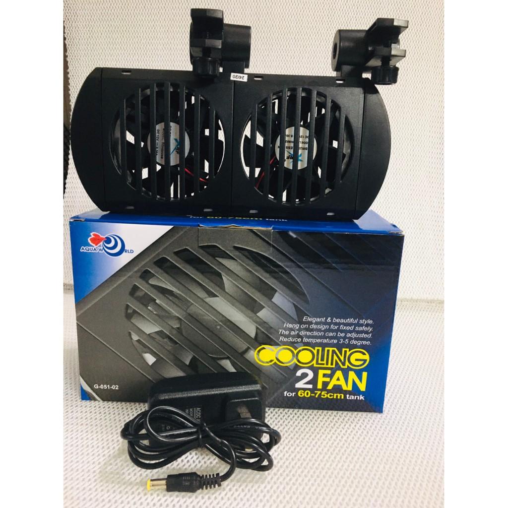 Combo đếm giọt 518, sủi Co2 4 trong 1 D510, Quạt tản nhiệt Cooling 2 Fan