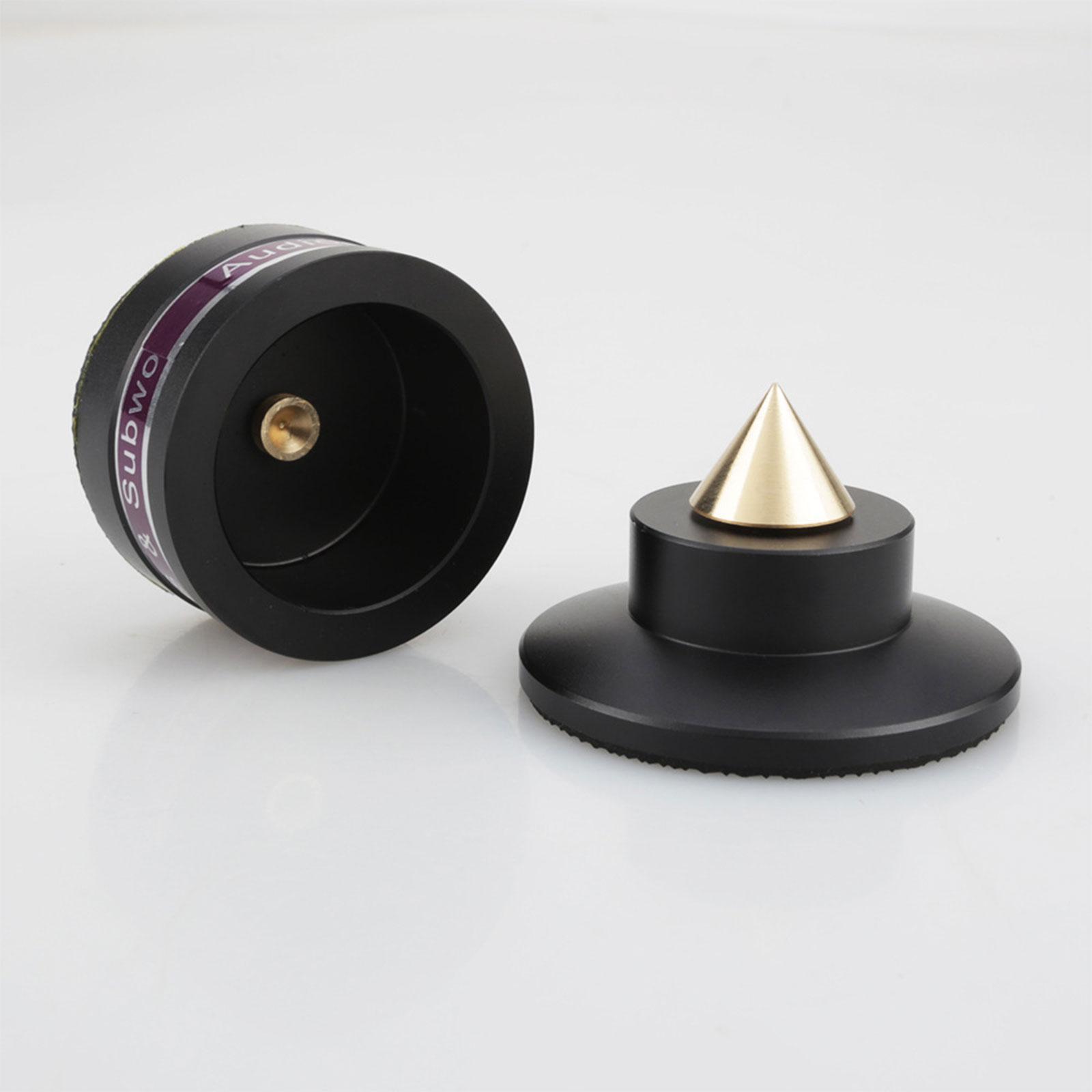 Turntables Feet Pad Shockproof Loudspeaker Black 1pc