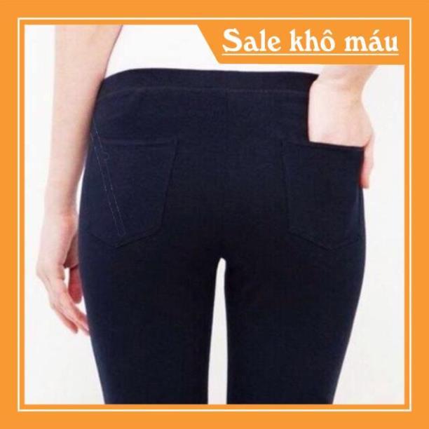 Quần Legging Nữ 4 Túi - Cotton Co Dãn 