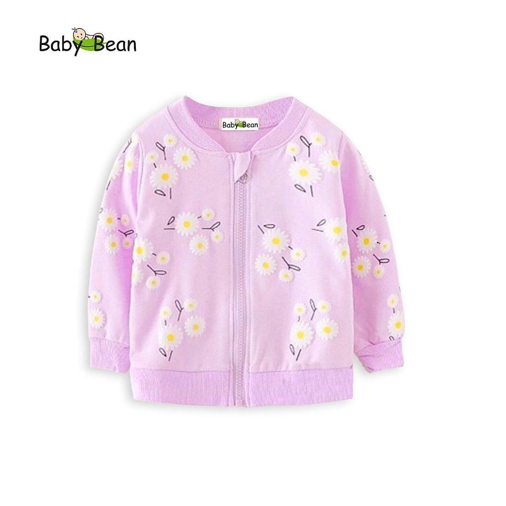 Áo Nỉ in Hoa Bé Gái BabyBean