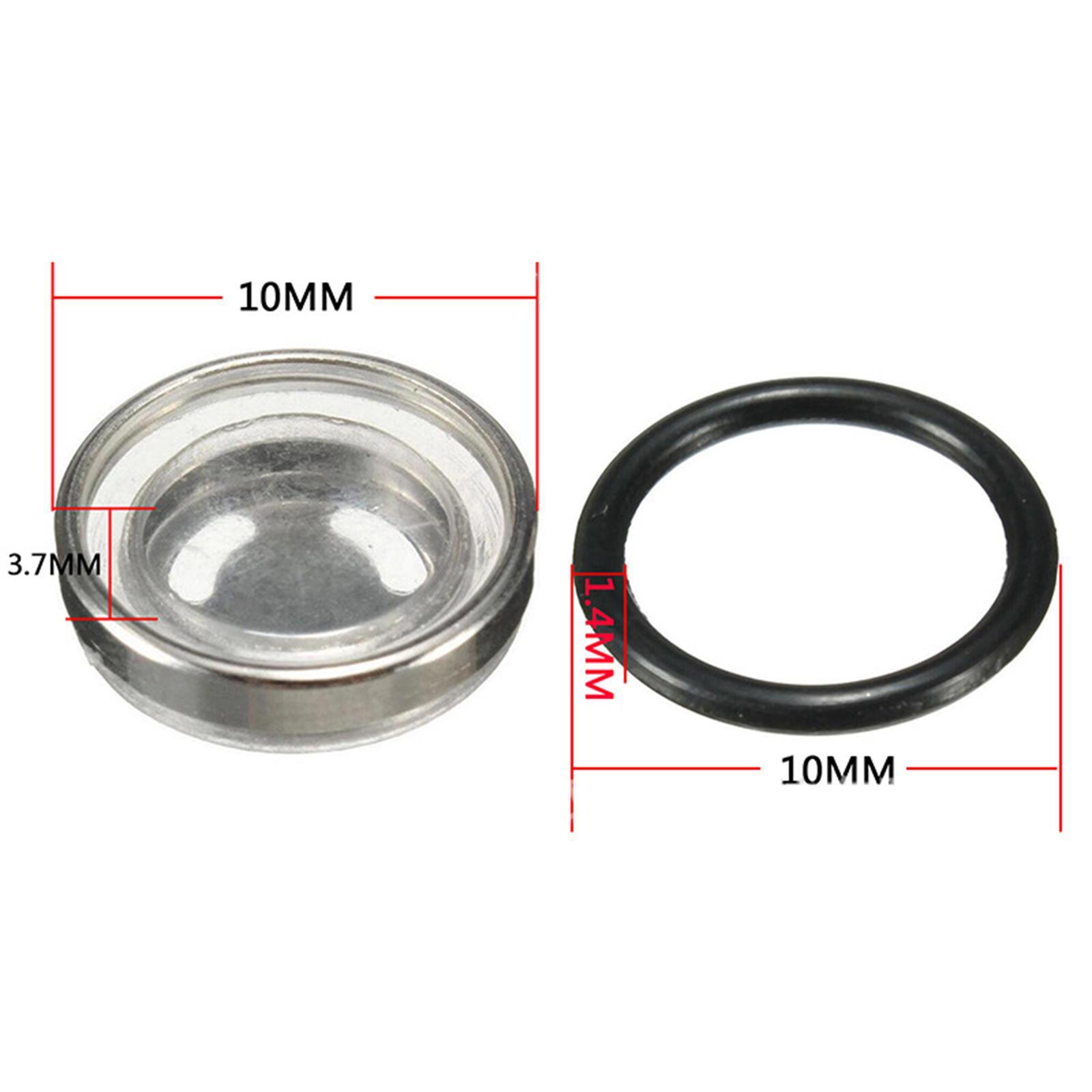 Oil Pump Sight Glass Universal Gasket Repair Parts for Motorcycle