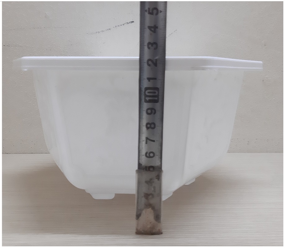 20 Chậu Nhựa Bonsai Lục Giác 250x150 Trồng Hoa, Cây Cảnh - Màu Trắng