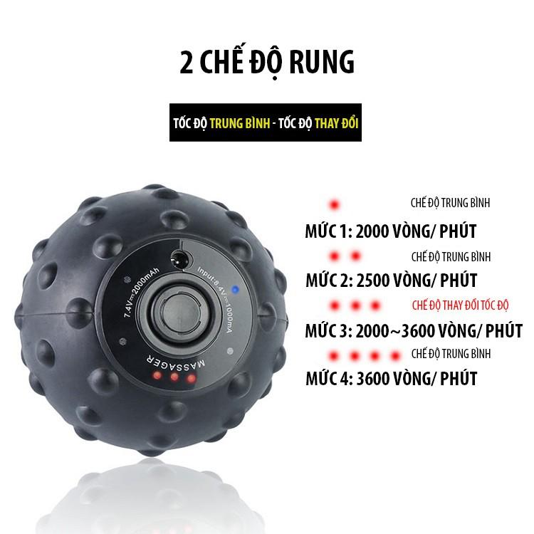 Bóng Massage Pin Sạc Điện ABS USA 2000mAh 12W