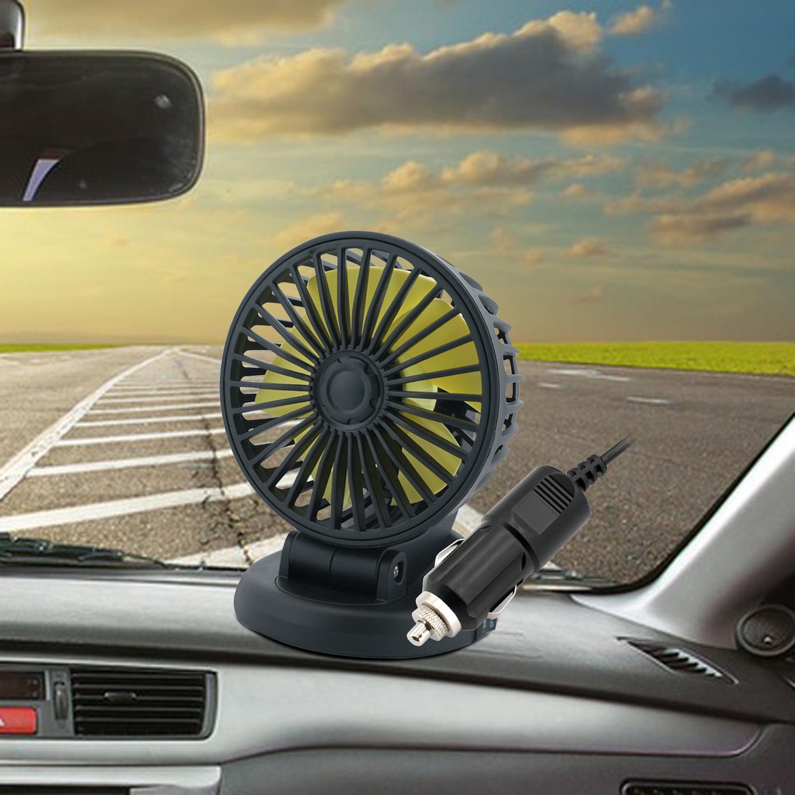 Car Cooling Fan, Air Circulation Fan Auto Cooler Fan for SUV Boat 12V