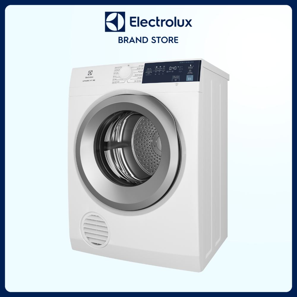 Máy sấy thông hơi Electrolux 8.5kg UltimateCare 300 - EDV854J3WB - Lồng giặt chuyển động luân phiên, giảm nhăn, giảm phai màu
