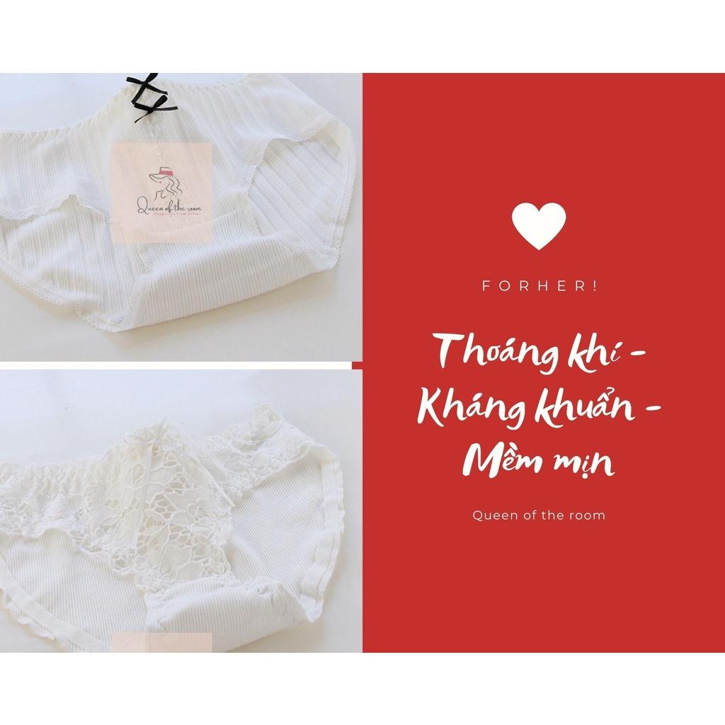 Quần lót cotton nữ mẫu trơn size M