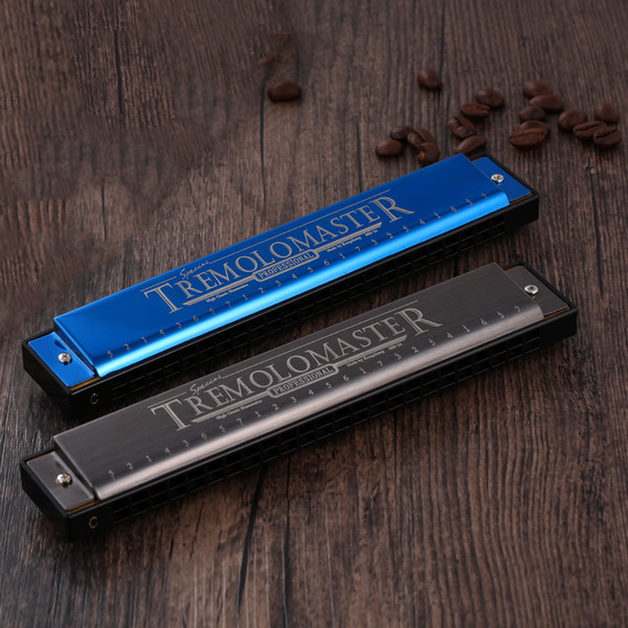Kèn Harmonica 24 Lỗ Kongsheng Tremolo Master Key C