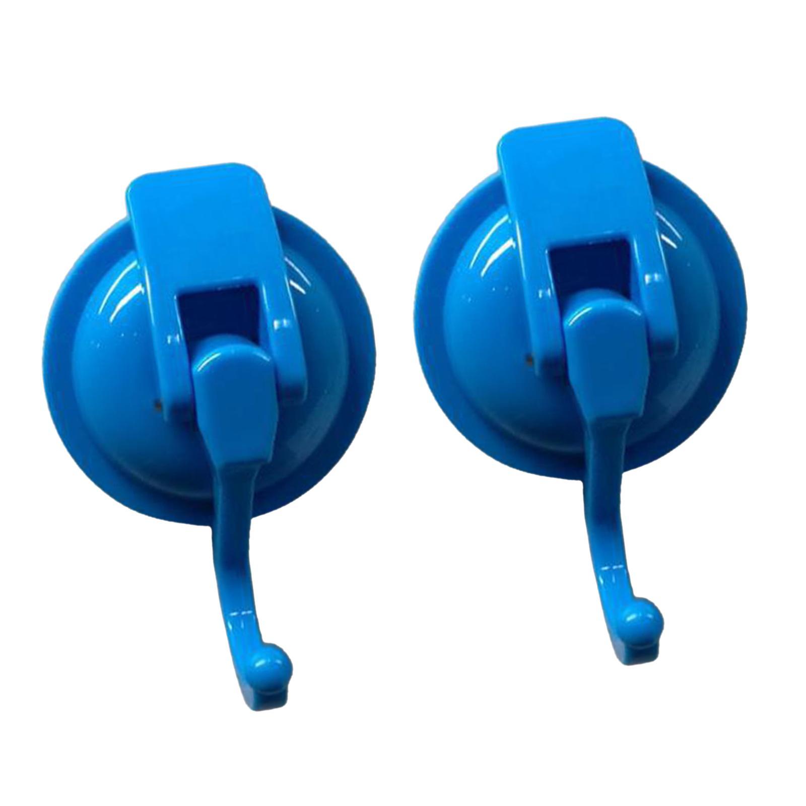 2 Pieces Suction Cup Hooks Easy to Instal No Drilling for Bathroom Towel