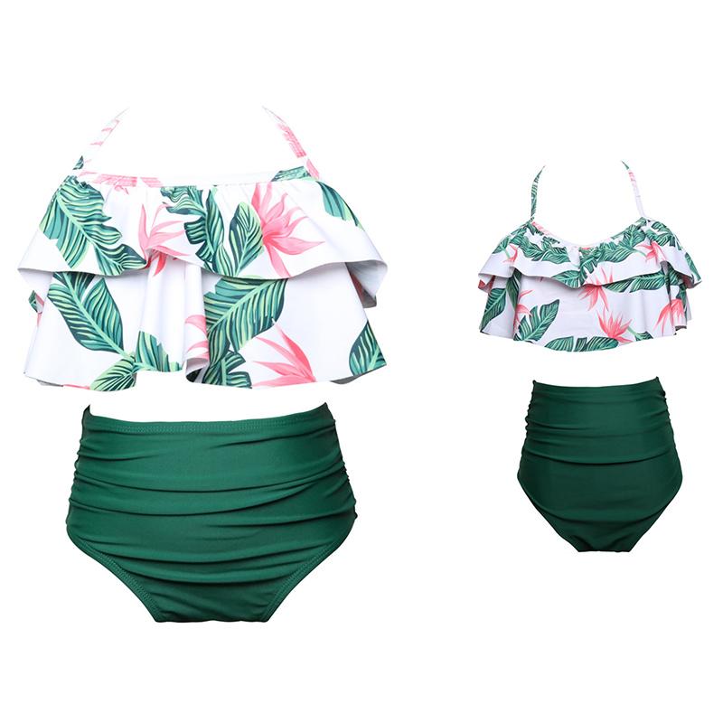 Phù Hợp Với Họ Đồ Tắm Mẹ Bơi Bikini Đồ Bơi Cho Mẹ Và Con Gái Đồ Bơi Nữ Trẻ Em Kid Cho Bé Bãi Biển Đồ Bơi
