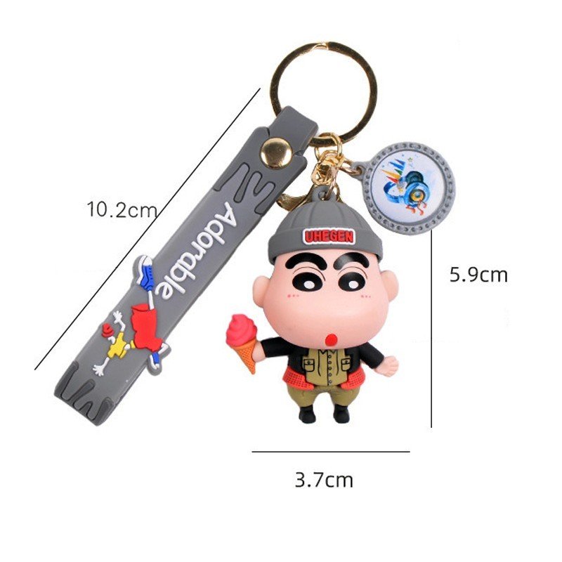 Móc Treo Chìa Khoá Shin Cậu Bé Bút Chì. Móc chìa khoá xe máy, ô tô cute