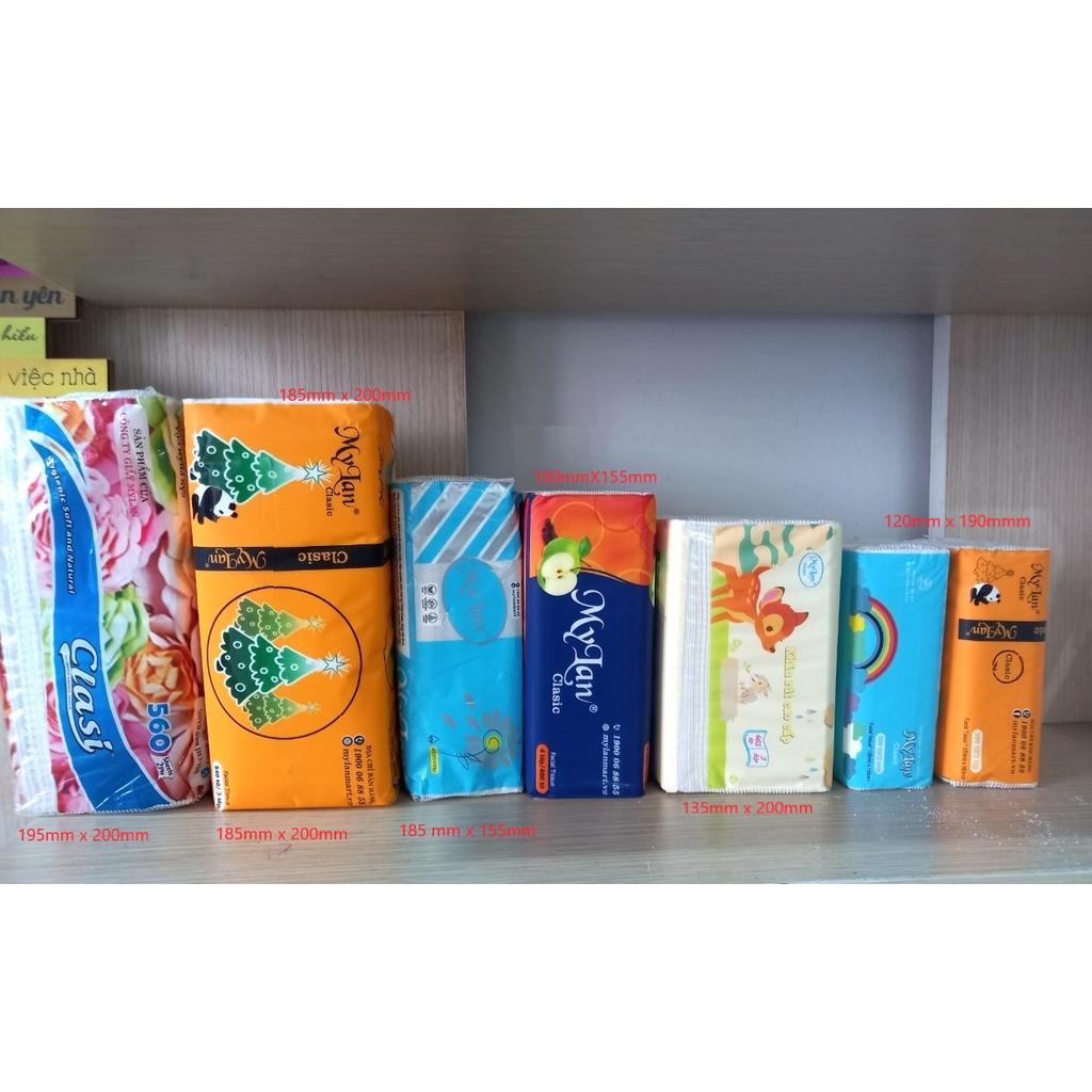 Giấy rút hoa cúc MyLan , Giấy rút cao cấp, Dai và Mịn