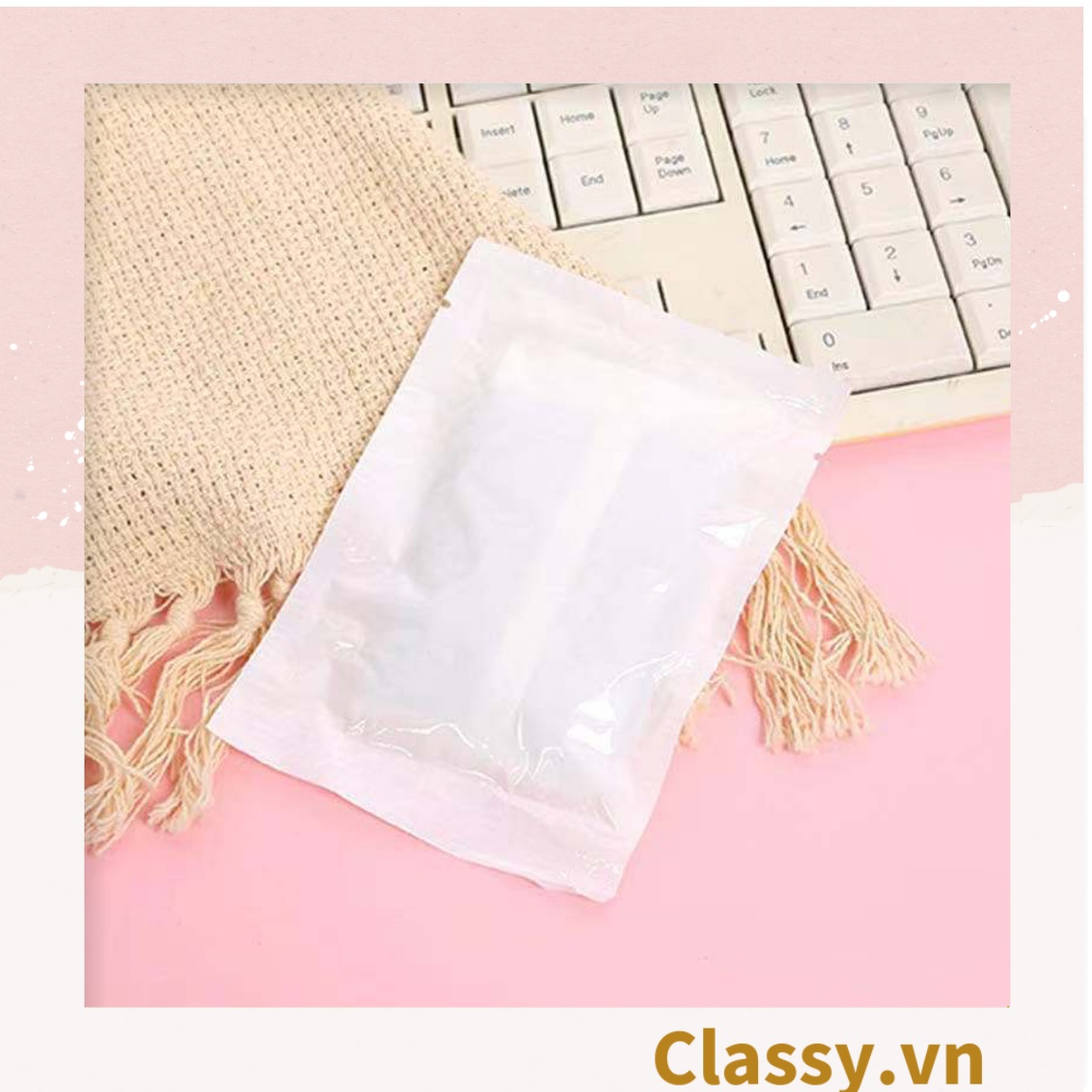 Mô hình trứng khủng long chuyên sưởi ấm tay Classy, túi 2 chiếc có thể thay lõi PK1364