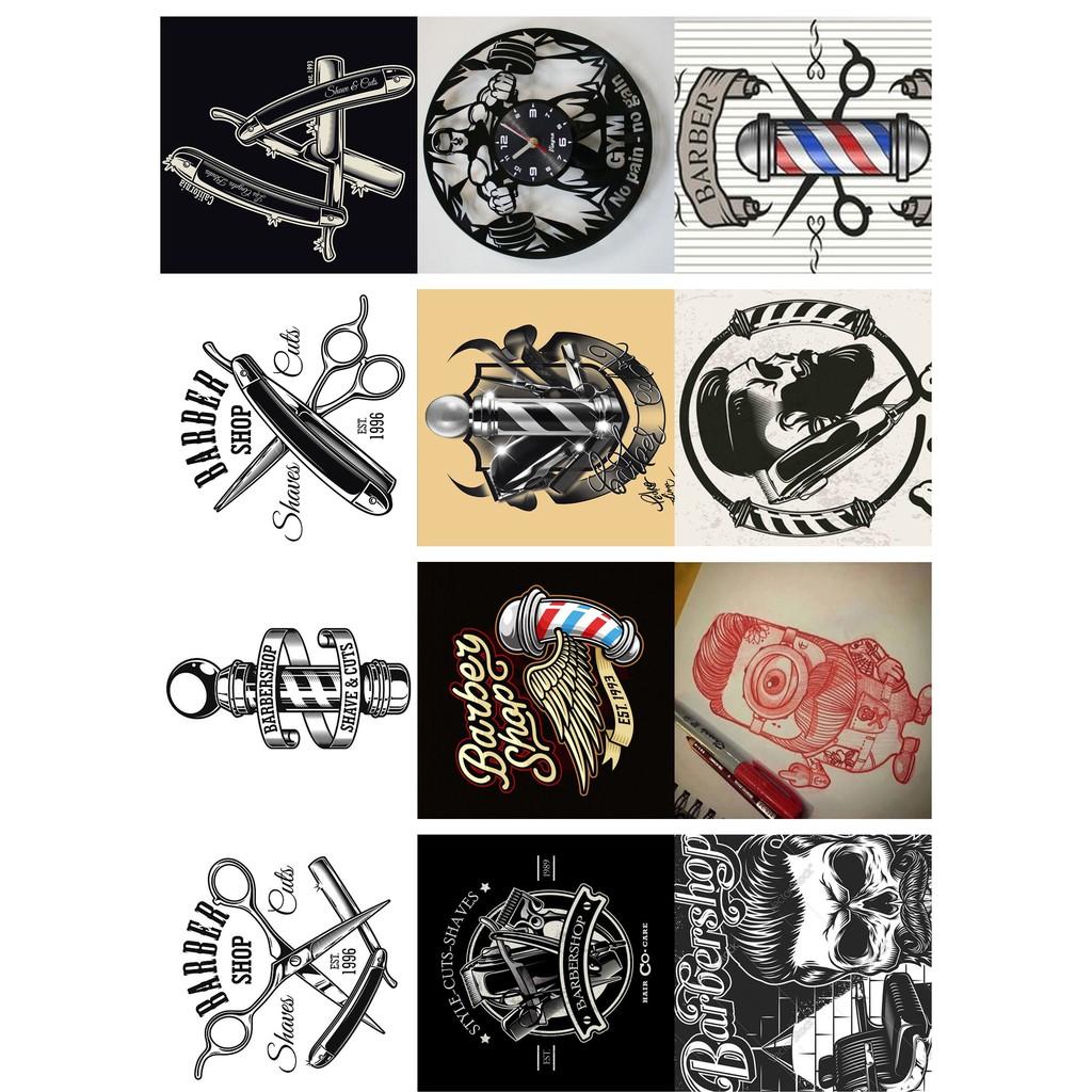 Bộ sticker 100 hình decal dán gương dán tường