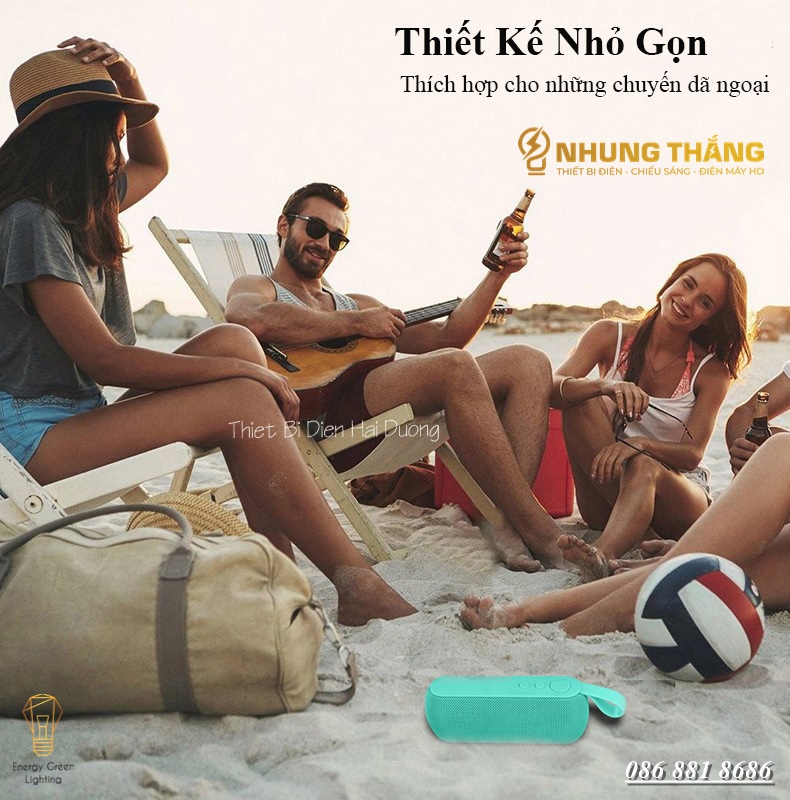 Loa Bluetooth Di Động Q106 - Hỗ Trợ Khe Cắm Thẻ Nhớ - USB - Dung Lượng Pin Lớn -Nhiều Màu Sắc - Có video