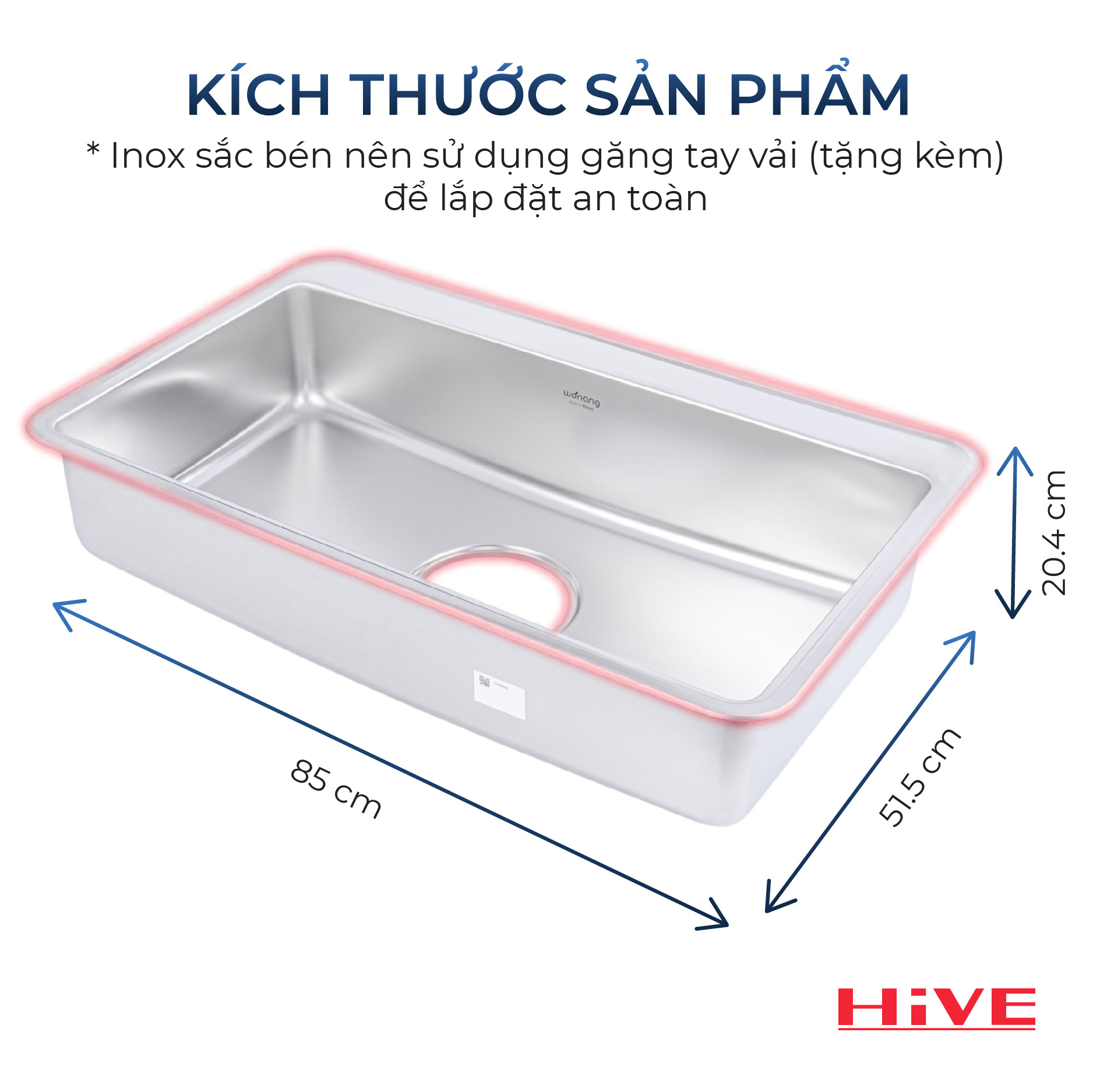 KỆ BỒN RỬA CHÉN INOX DJVW-002