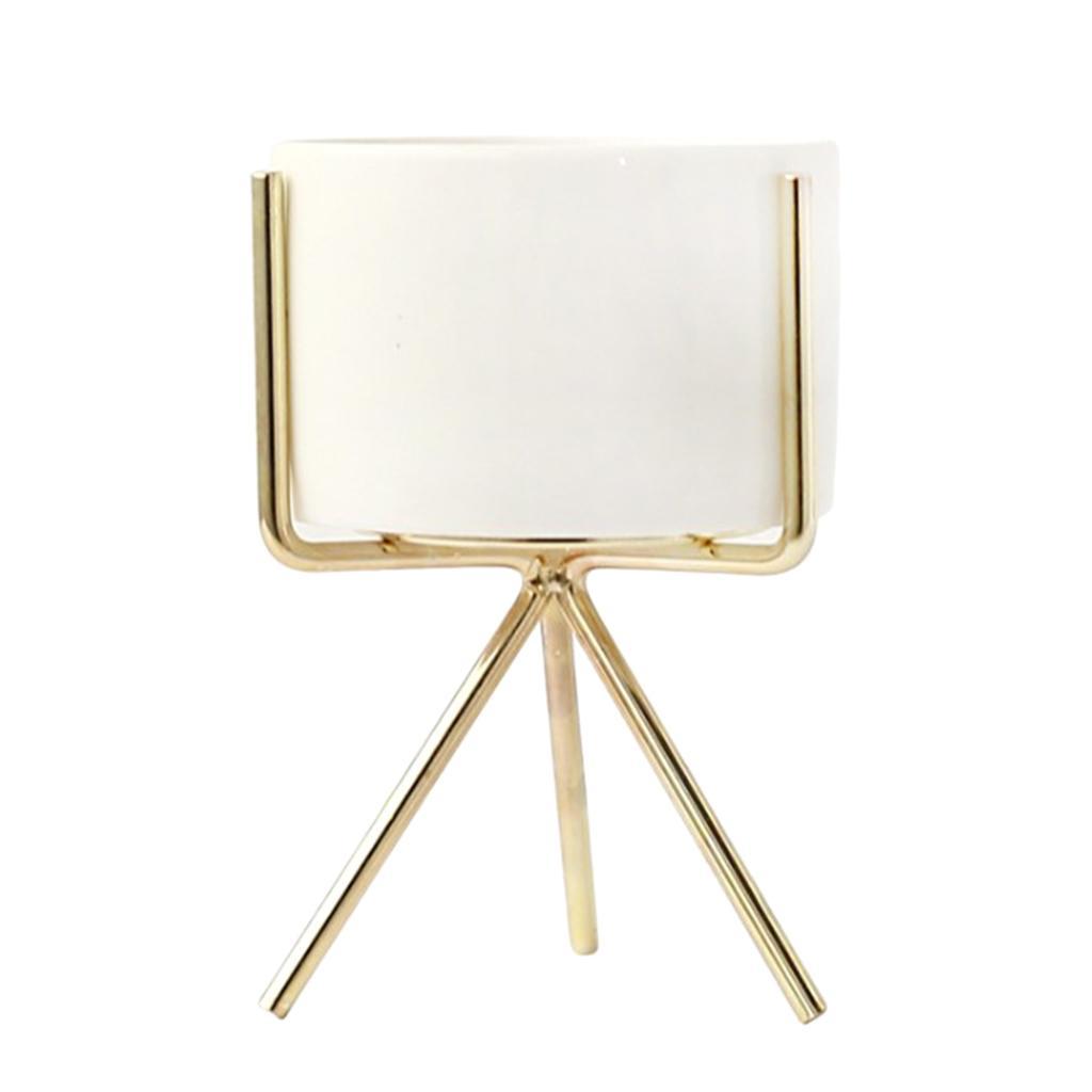 Nordic Style Metal Plant Stand Rack with Flower Pot S.5cm Pot