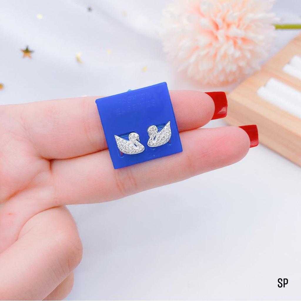 Bông tai,khuyên tai,Bông tai bạc ta gắn đá sành điệu,VÀNG BẠC AN CHI