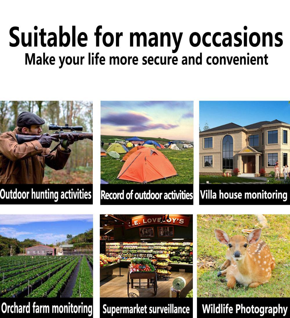 Wifi Săn Bắn Camera 32MP 1080P Động Vật Hoang Dã Máy Ảnh Bẫy Rừng Wildcamera PR5000 Ảnh Video Bẫy Theo Dõi Giám Sát