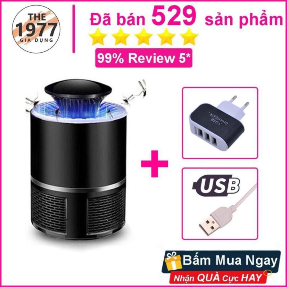 Đèn Bắt Muỗi Côn Trùng Thông Minh Thế Hệ Mới Sử Dụng Đèn LED và Đầu Cắm USB An Toàn, Tiện Dụng