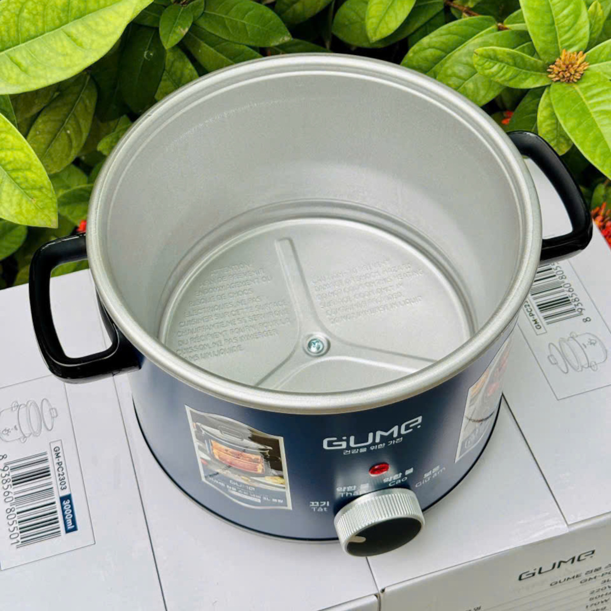 Nồi kho cá, nấu cháo chậm, hầm nhừ chuyên dụng Hàn Quốc 3L GM-PC2303, hàng chính hãng