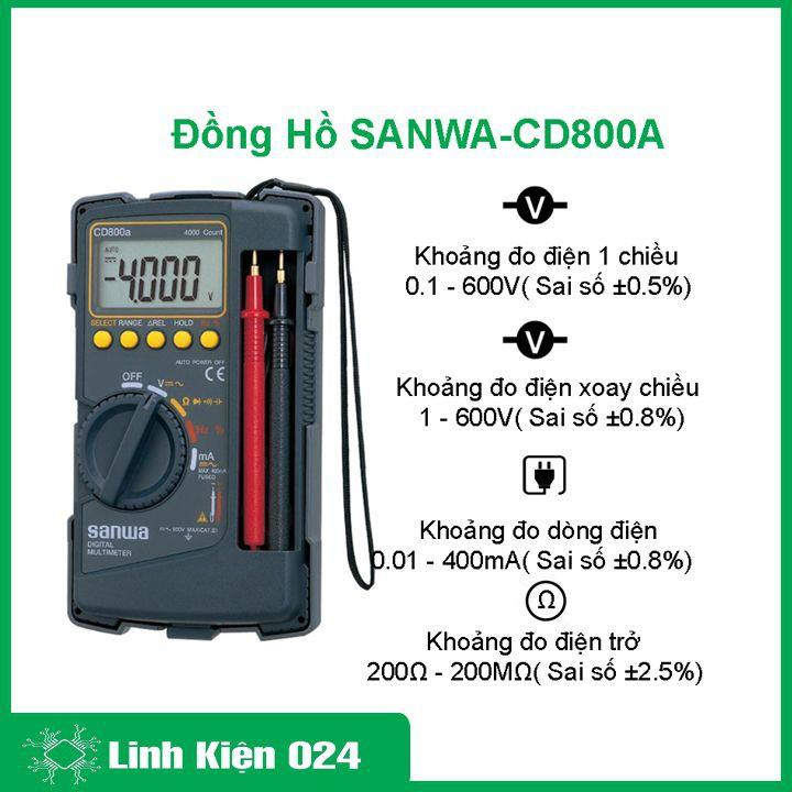 Đồng Hồ Số Vạn Năng SANWA-CD800A