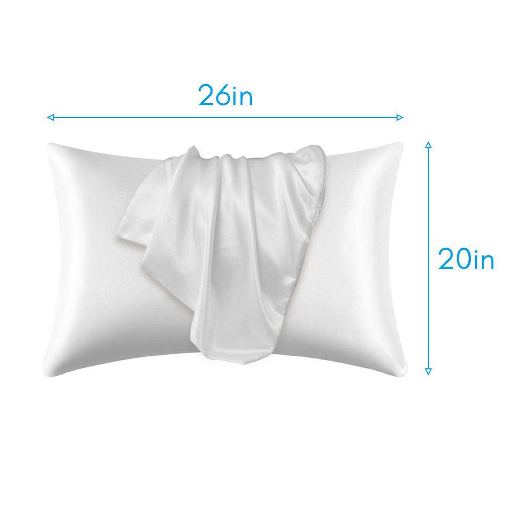 Cặp Vỏ Gối Lụa Satin Kèm Áo Gối