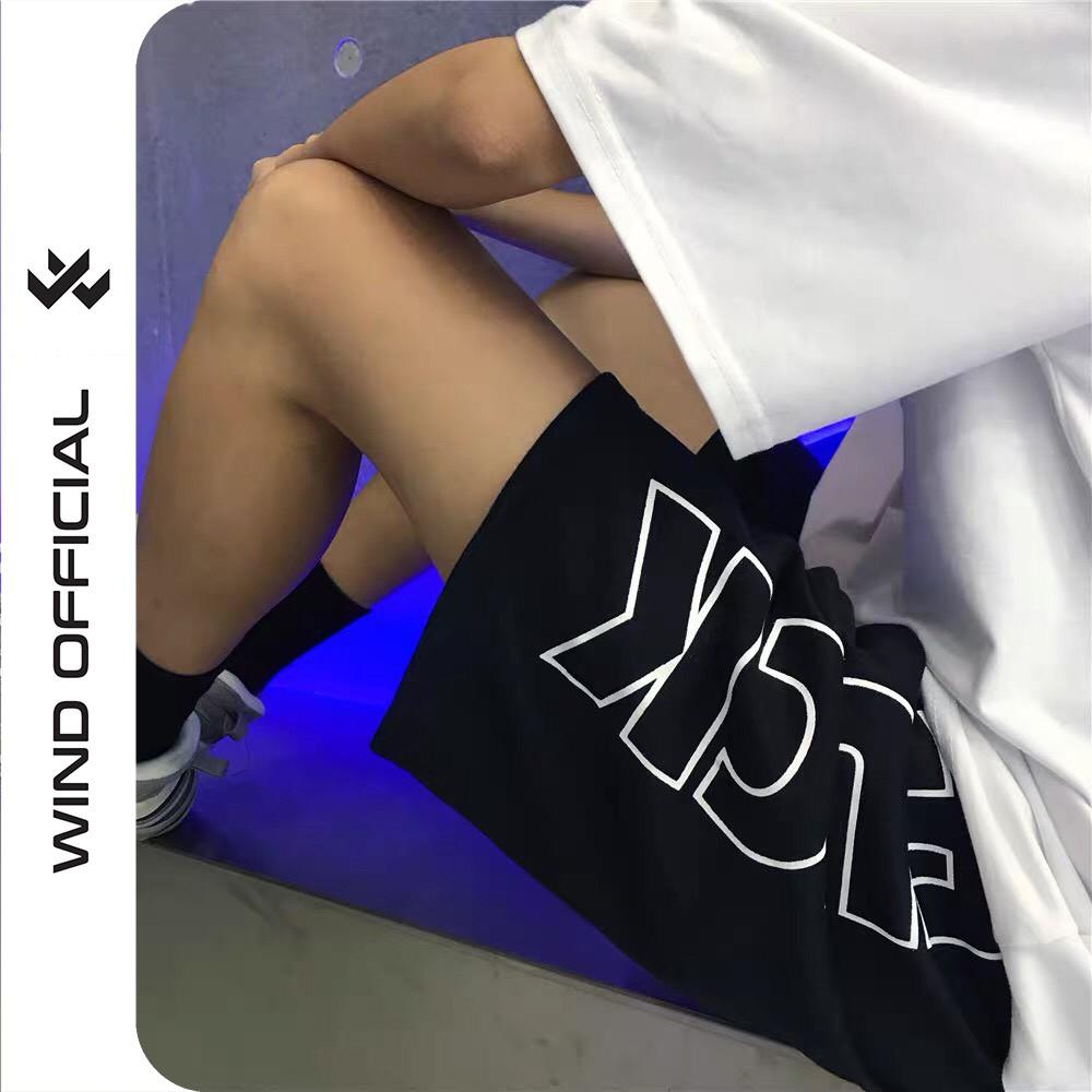 Quần short ngố WIND unisex form rộng Fick đùi lửng nam nữ phong cách ulzzang